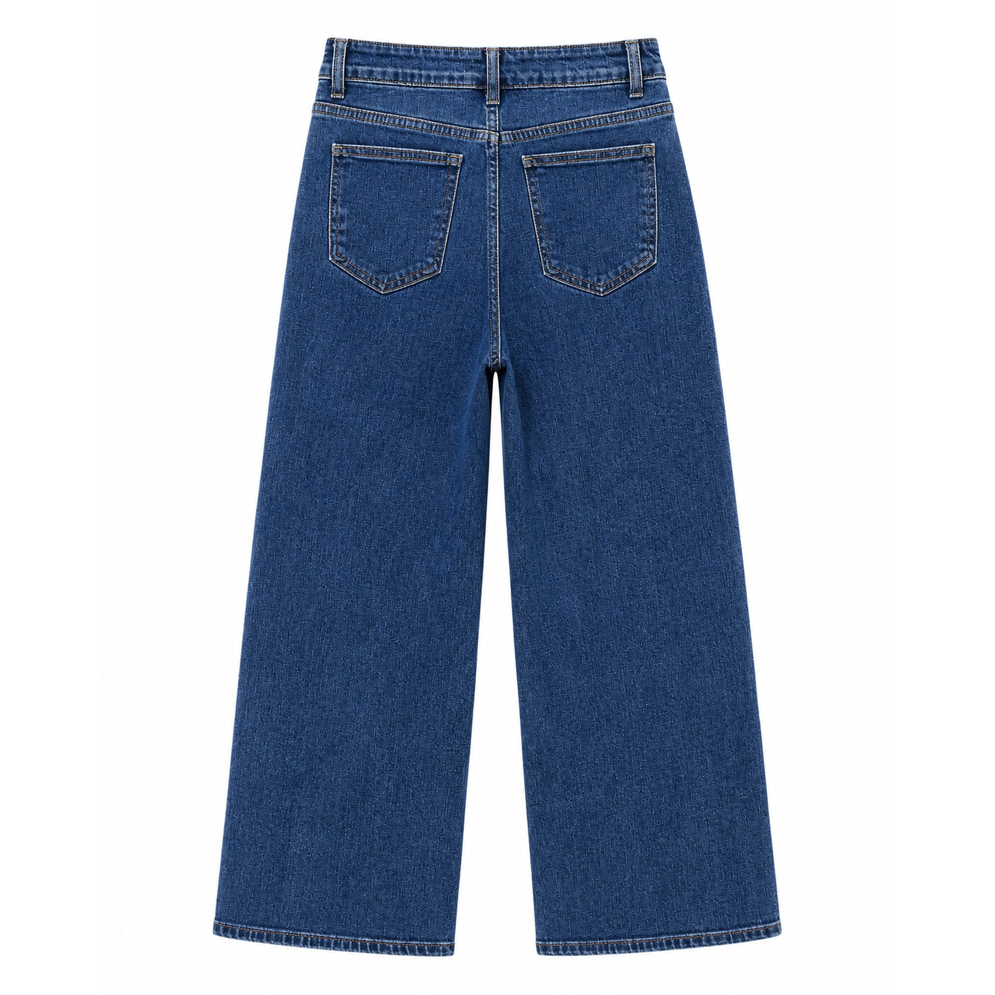 Vaquero ancho azul con brillantes